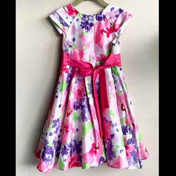 3/$40 ⭐️ Jona Michelle Kids Floral Dress SIZE 6 - Picture 6 of 8